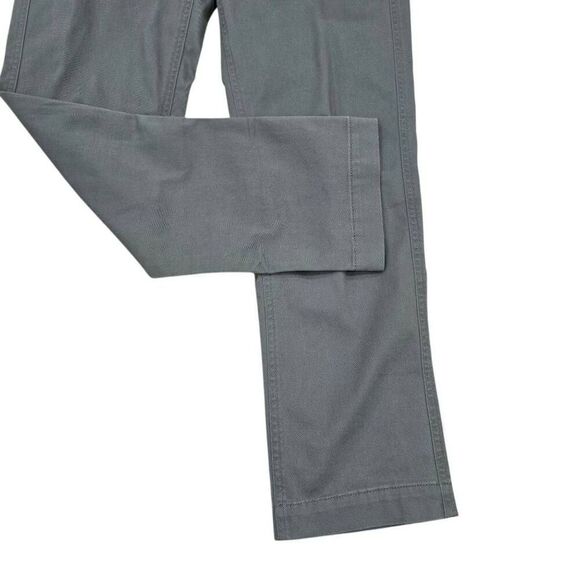 J. Crew Girlfriend Chino Pants Women's‎ 2 Black Green High Rise Straight Stretch - Picture 2 of 6